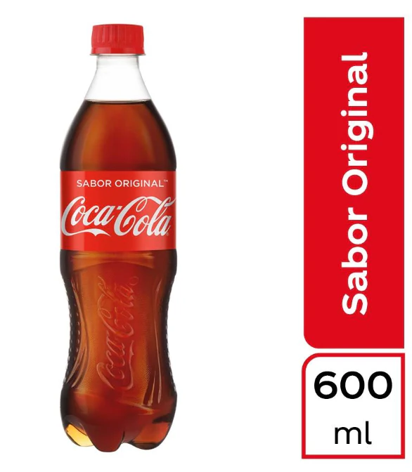 Coca de 600 ml